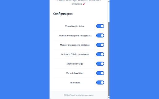 WPP Boladão - Recupere mensagens apagadas WhatsApp :: Adicione utilidades ao seu wpp web