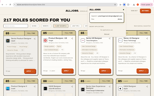 Auto Apply by AllJobs :: Auto-fills job applications with your profile and saved answers. You review and submit.
