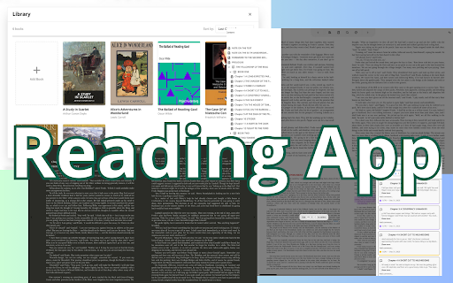 Reading App :: This reading app not only works as an EPUB reader but also opens MOBI and fiction books for smooth online reading.