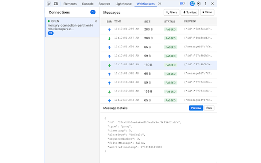WebSocket Interceptor :: Intercept and filter WebSocket messages with DevTools integration