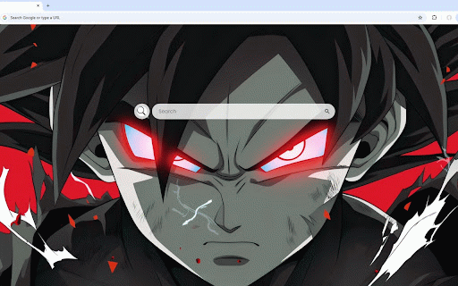 Goku Dark Glowing Eyes Live Wallpaper :: Witness Goku's dark transformation with piercing crimson eyes.