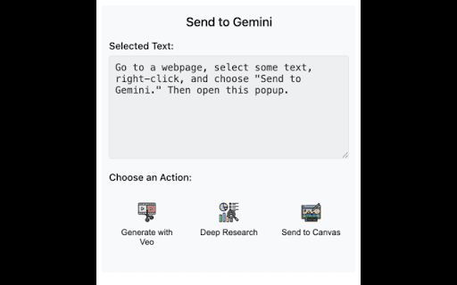 NotebookLM to Gemini :: Sends selected text from NotebookLM to a new Gemini tab for analysis.
