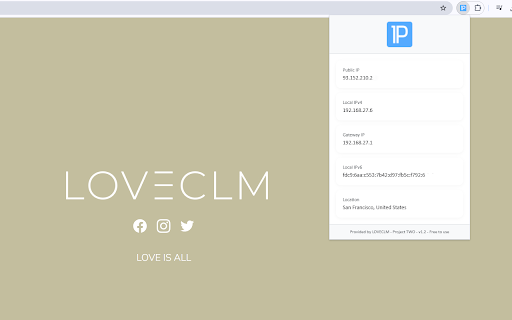Super Simple IP Info :: Display IP and network information in a beautiful interface