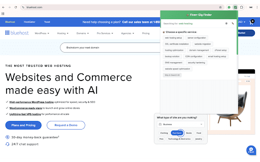 Fiverr Gig Finder – Hire Faster, Smarter :: Find top Fiverr freelancers instantly based on the website you're browsing. One click to discover the right expert.