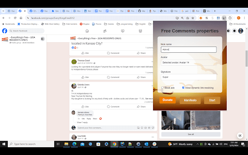 Free Comments :: Use Free Comments to leave anonymous comments on social networks and websites and effectively bypass internet censorship for free