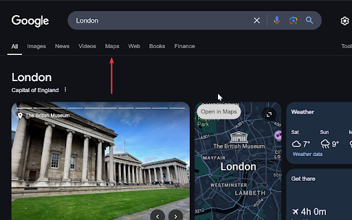 Restore Google Search Maps Button :: Adds back the Maps button to Google search pages and makes the search result map images clickable again for seamless navigation.