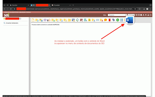 SEI para Word :: Extensão para converter documentos internos do SEI em formato Word.