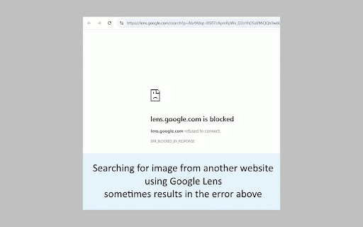 Remove COOP Header from Google Lens :: The Cross-Origin-Opener-Policy header occasionally breaks opening links to Google Image search/Lens. This extension removes it.