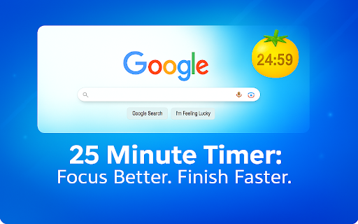 25 Minute Timer :: Boost productivity with the 25 Minute Timer. One-click Focus mode, ideal for Deep work, Study sessions, or as a Desktop task timer!