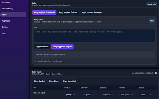 Cogumi AI Shield :: Protects users from unsafe AI agent actions with deterministic policy enforcement.