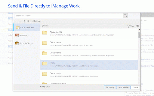 iManage Work for Gmail by MacroAgility :: iManage Work for Gmail by MacroAgility