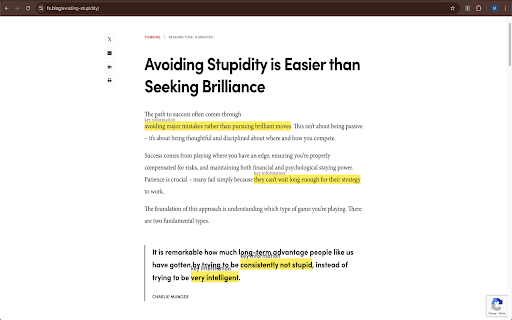 HiglighterAI :: Save and organize web highlights with custom categories. Select, save, and revisit important text from any webpage.