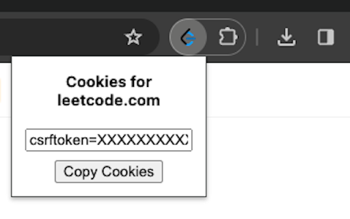 vsleet :: Browser extension to copy LeetCode cookies