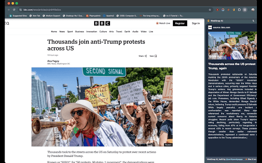 Web TLDR — AI Summaries for Articles & Blogs :: Instantly summarize any webpage's content with AI
