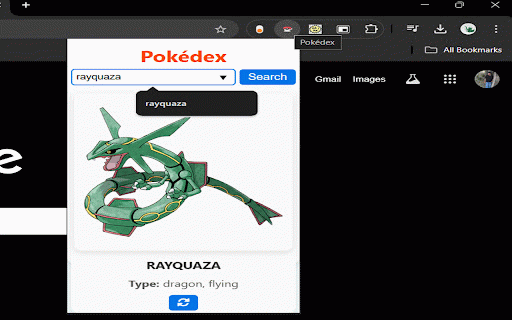 Pokédex :: Search for Pokémon and display random Pokémon on refresh.