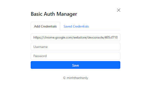 Basic Auth Manager :: This extension allows you to manage basic auth credentials for websites.