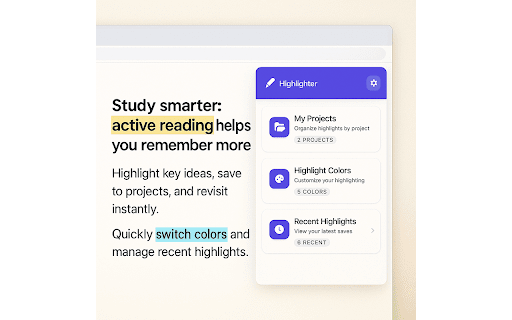 Simple Web Highlighter — Save & Organize Text Instantly :: Highlight text on any webpage, save it automatically, and share it with others. Perfect for studying, research, and productivity.