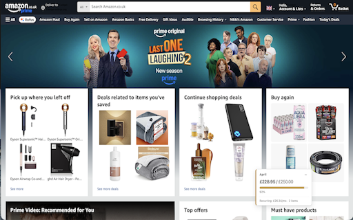 Amazon Pause :: See your real Amazon spend on every page, and add a cooling-off period to big purchases. All local, all private.