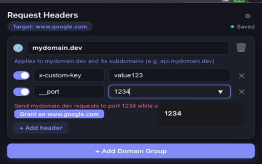 Header changer Lite2 :: Modifies HTTP request headers for the active tab only.