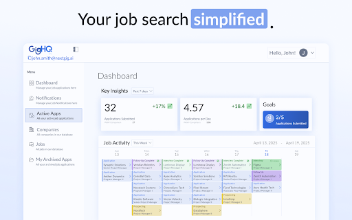 GigHQ.ai :: Stop applying in the dark. Turn your browser into a powerful AI job search engine.
GigHQ.ai is the definitive candidate-to-job…