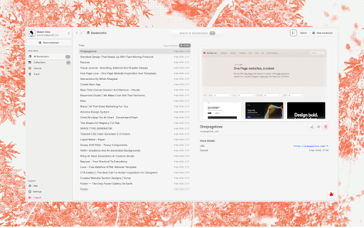 Auorum :: Save links to Auorum and import bookmarks from Chrome and X bookmarks when you start capture.
