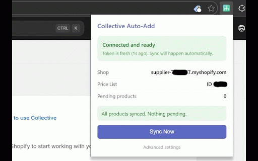 Collective Auto-Add Helper :: Automatically syncs new products to Shopify Collective price lists. Works with the Collective Auto-Add Shopify app.