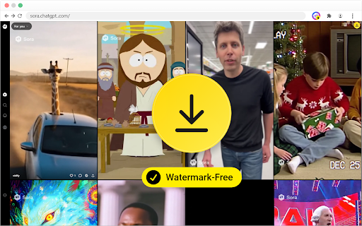 VidMate - Sora Video Downloader, watermark-free :: Download Sora videos without watermark, and add download buttons to videos on Sora or other website