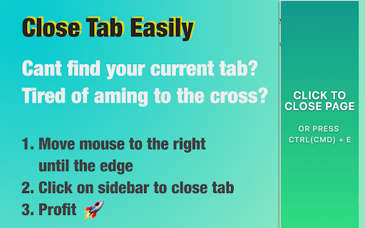 Close Tab Easily :: Сlose tab with just one click