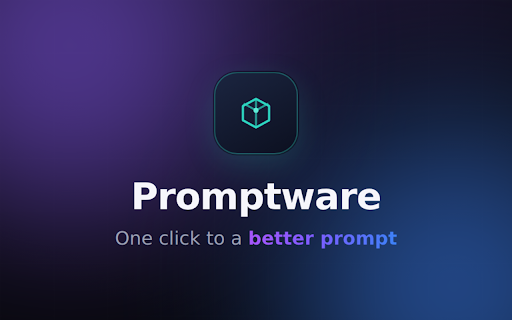 Promptware — AI Prompt Manager & Enhancer :: Save, organize, and AI-enhance prompts on ChatGPT, Claude, Gemini and other AI chat sites. Your vault stays local.