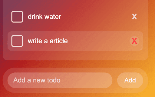 Daily Todo :: A daily todo extension for Chrome