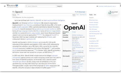 SourceScope — Wikipedia Research Assistant :: Turn Wikipedia into a research workflow. Check citations, find stronger sources, recover archives, and export Source Packs.