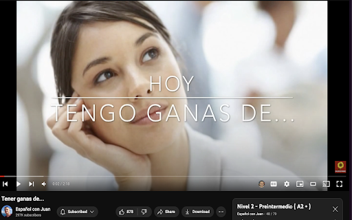 Dreaming Spanish Importer :: Automatically add video hours to Dreaming Spanish from YouTube.