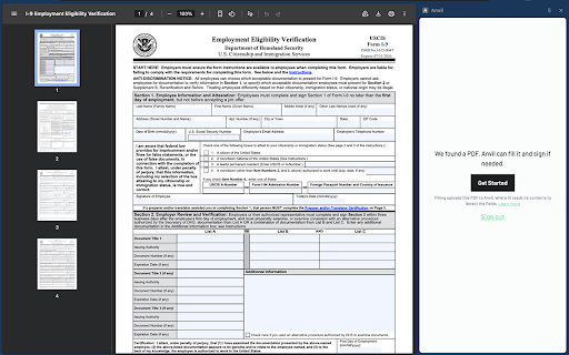 Anvil: PDF Fill & Sign :: Detect any PDF as you browse, fill it with Anvil's AI field detection, and sign it when the document needs a signature.