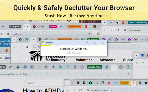Window Stash :: Easily stash, backup, and restore Chrome windows, including tab groups.