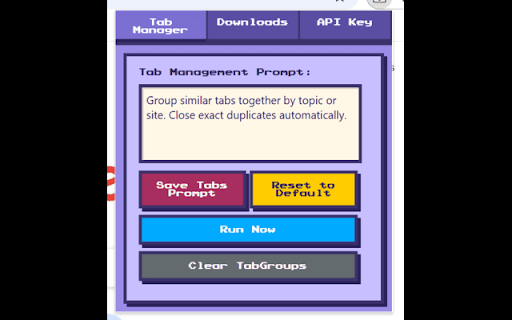 Tab/Download Manager :: AI-powered download manager that intelligently renames and organizes files based on browsing context.