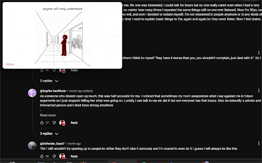 YouTube Float — Mini Player :: Keeps the YouTube video visible as a floating mini player while you scroll through comments.