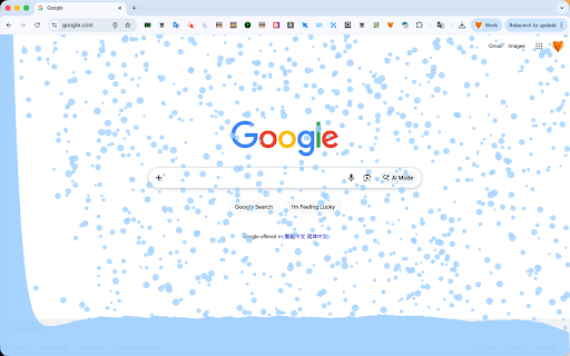 Snow and Rain for Chrome: Immersive Weather Effects :: Add snow, rain, and sakura effects to any webpage.