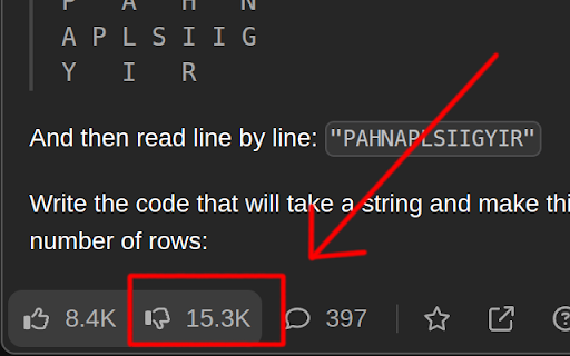 Bring Back Leetcode Dislikes :: Brings back Leetcode dislikes
