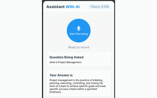 AI Assistant - WithAI :: Personal AI Assistant for realtime answers and translator with voice recognition capability
