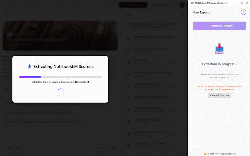NotebookLM Sources Exporter :: Export NotebookLM sources and download them as markdown files