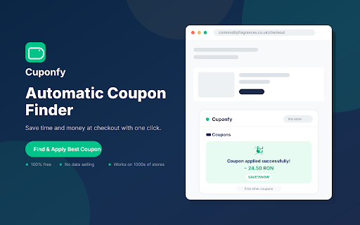 CuponFY :: Enjoy every active coupon for free, find working voucher codes, and earn top rewards instantly on your favorite online stores!