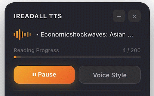 IReadAll - Web Reading Aloud & Natural Text to Speech :: Transform Web Text into Natural-Sounding Speech and Listen Instantly.