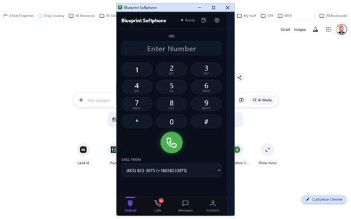 Blueprint Softphone :: Professional softphone with background listening and click-to-dial. Built on Twilio.