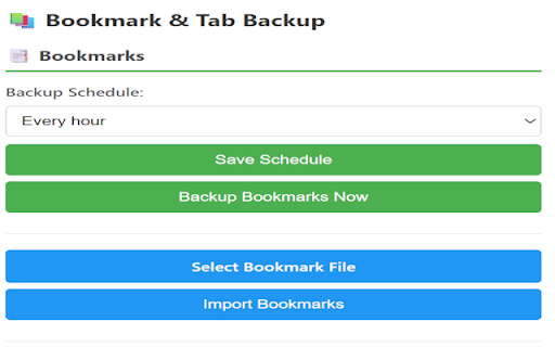 Bookmark & Tab Backup :: Automatically backup and restore your bookmarks and tabs on a schedule