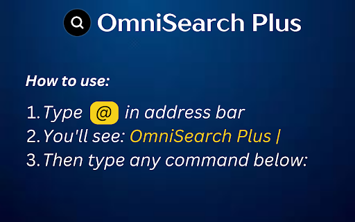 OmniSearch Plus - ChatGPT, Claude, YouTube, Bing Search Bar :: Quickly search across popular AI assistants, video platforms, and search engines directly from your address bar.