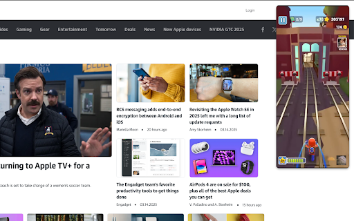 Surfer :: A Chrome extension called Surfer that adds a video overlay to web pages