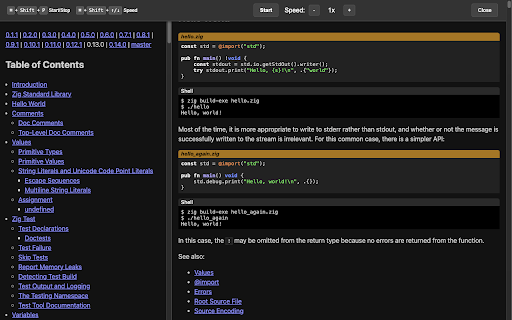 Auto-Scroll Screen Prompter :: Auto-scrolls text for presentations and reading. Features adjustable speed, keyboard shortcuts, and dark mode support.