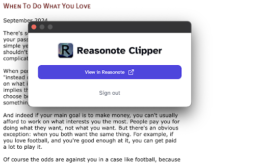 Reasonote Clipper :: Import articles, snippets, and highlights into Reasonote.