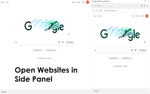 Open Website in Side Panel :: Open any website in Chrome's side panel. Pin references, AI chat, dashboards, translators and more alongside your work.