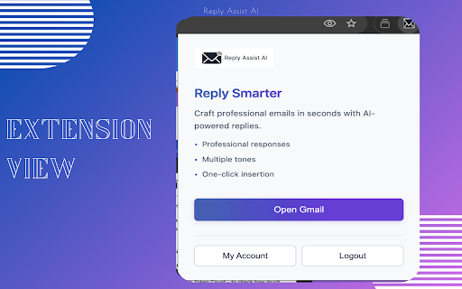 Reply Assist AI :: Generate professional AI-powered email replies directly inside Gmail with customizable tones.